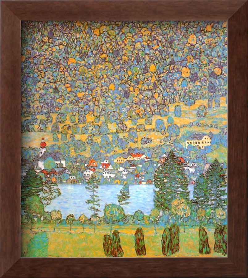 Mountain Slope At Unterach - Gustav Klimt Painting